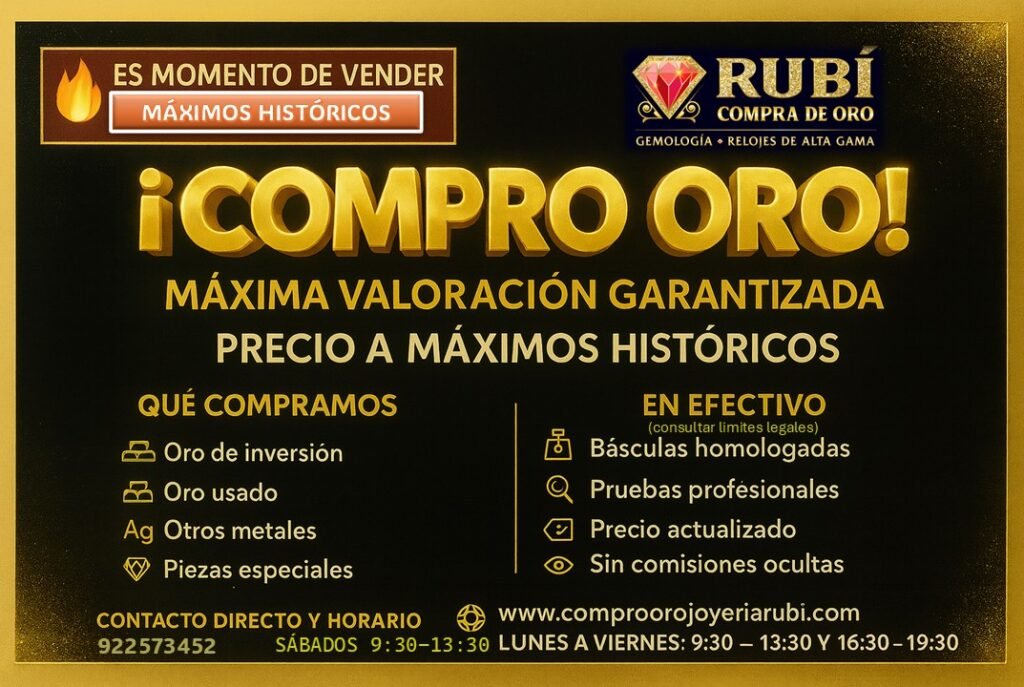 "compro oro tenerife"