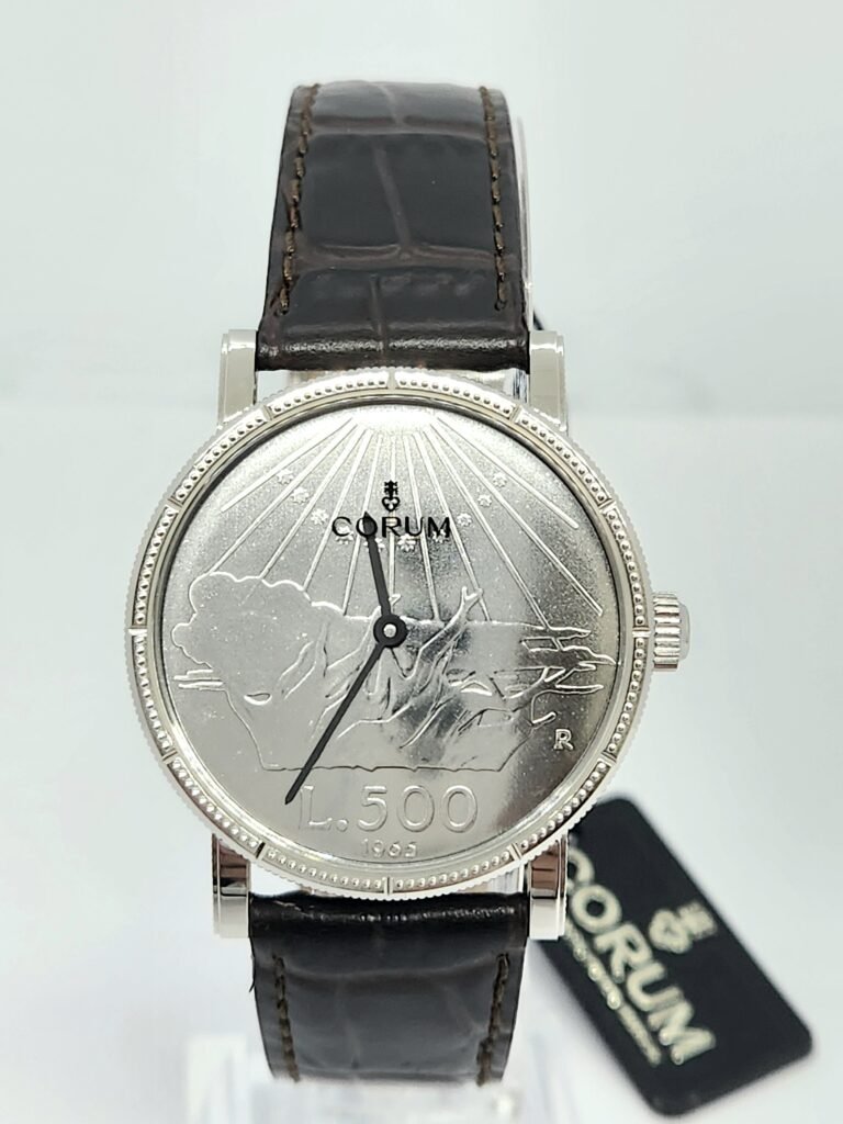 orum Artisan coin dante zecca 500 Liras nuevo, con caja y documentación Ref. 082.655.20/0001 ZE50 Es de Junio de 2025. Tiene garantía oficial hasta junio de 2027. movimiento automático calibre C0 082 tamaño 36mm correa de piel