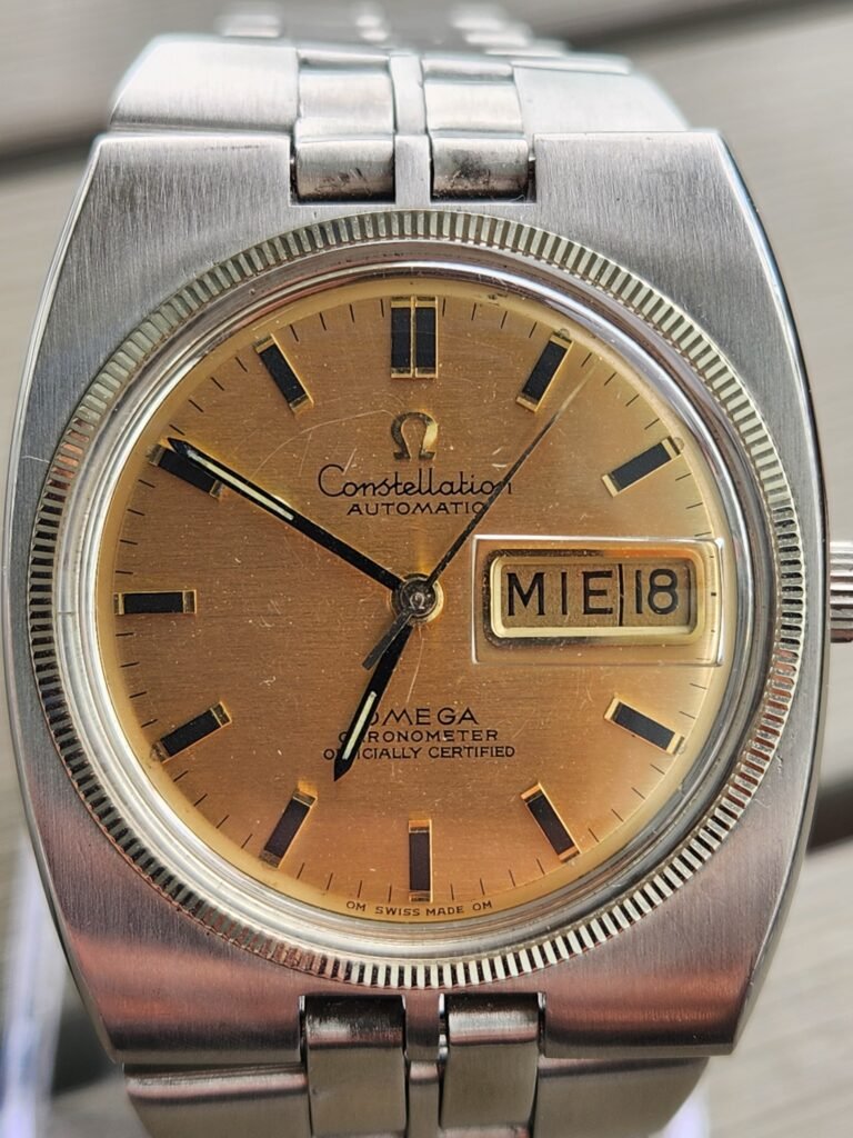 omega Modelo constellation ref. 168.045-368.845 años 70 Movimiento automático dia y fecha tamaño 36mm cristal de plexy